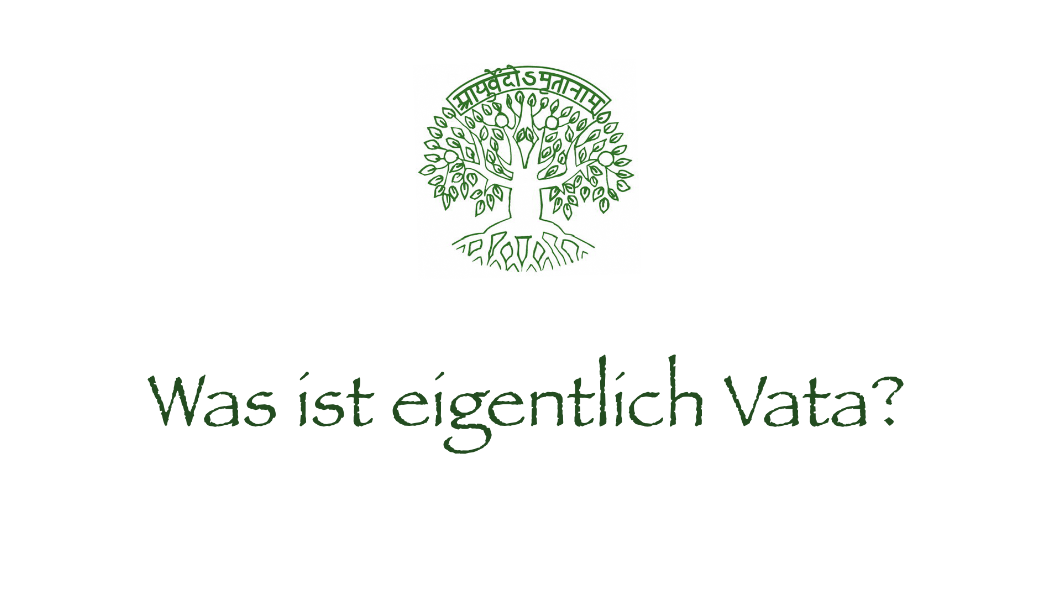 Was ist eigentlich Vata?