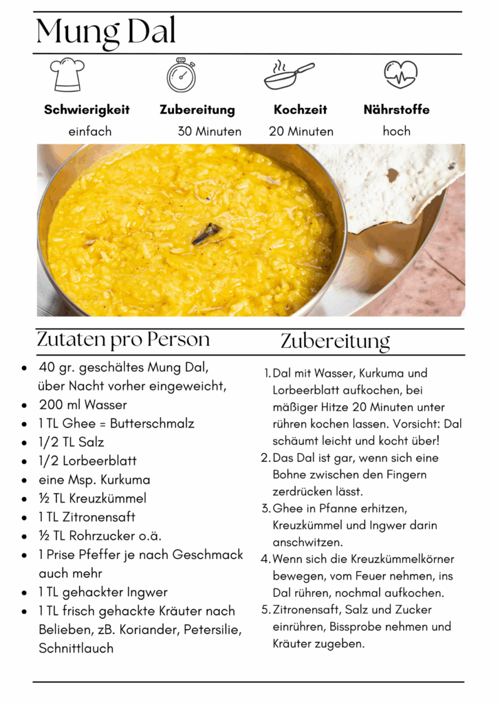Rezept Mung Dal